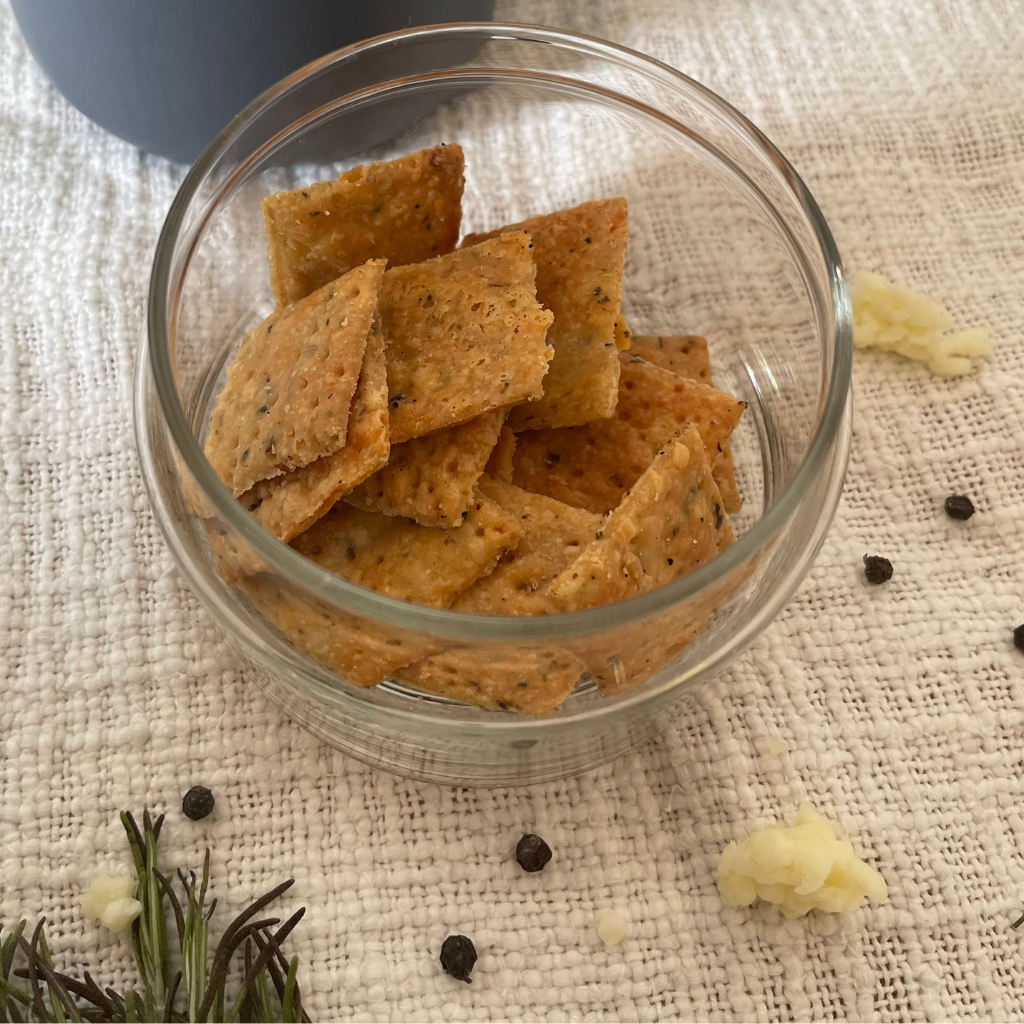 Wholewheat Mixed Herb & Cheese Crackers - 100g